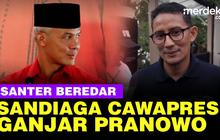 VIDEO: Jawaban Sandiaga Uno Dengar Kabar Diusung PPP jadi Cawapres Ganjar di 2024
