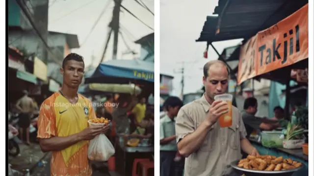 Putin, hingga Dr Strange Ikut War Takjil/Instagram Paskoboy