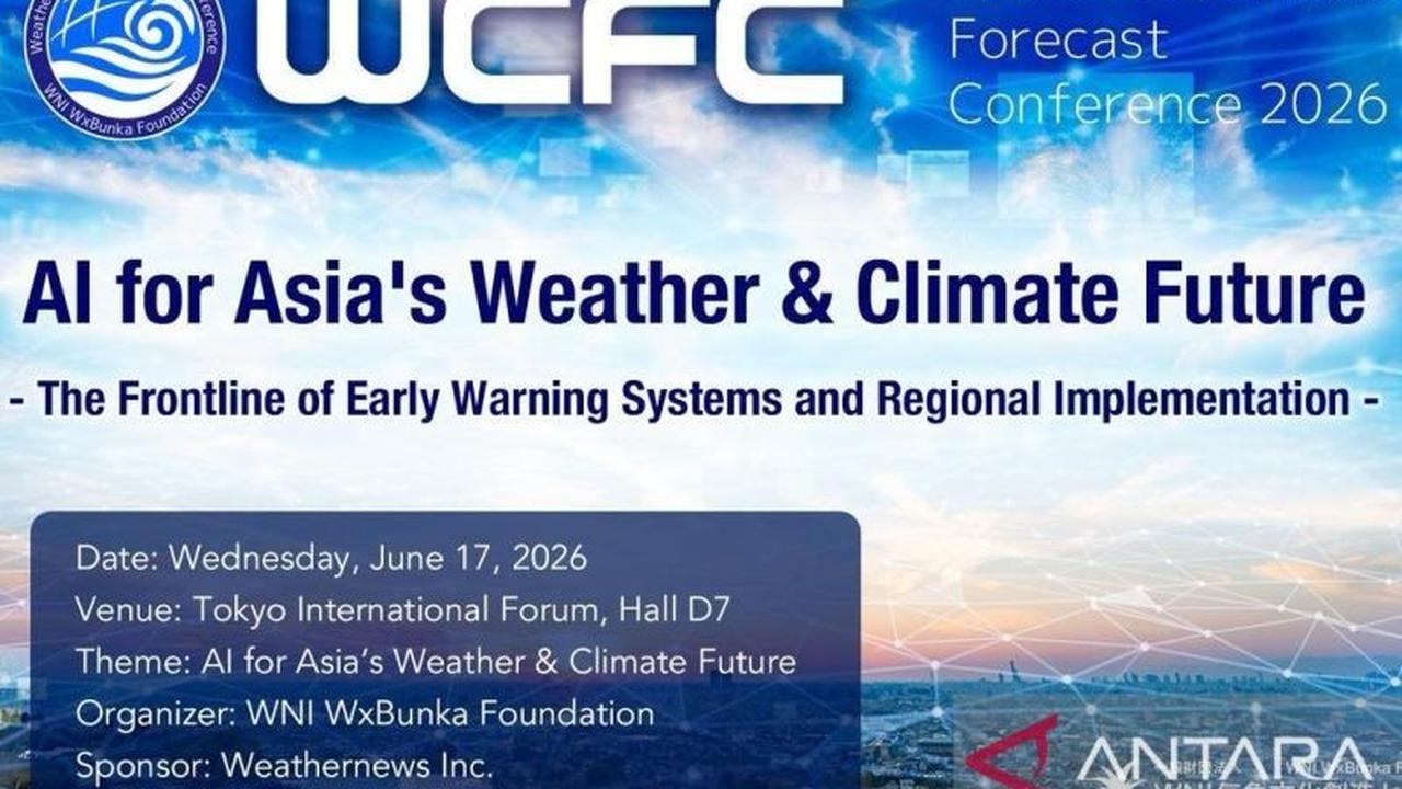 Indonesia Perkuat Kolaborasi AI Cuaca dengan Jepang di Konferensi Global 2026
