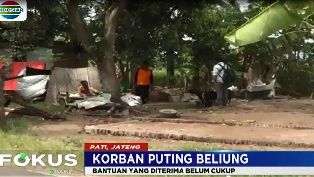 Rumah Diterjang Puting Beliung, Nenek di Pati Tinggal di Bawah Pohon
