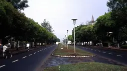 Jalan Diponegoro, masih asri banget ya. (Source: Facebook/Motulz Anto)