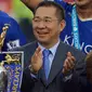 Pemilik klub sepak bola Leicester City, Vichai Srivaddhanaprabha, meninggal dalam kecelakaan helikopter, 27 Oktober 2018 (AP/Matt Dunham)