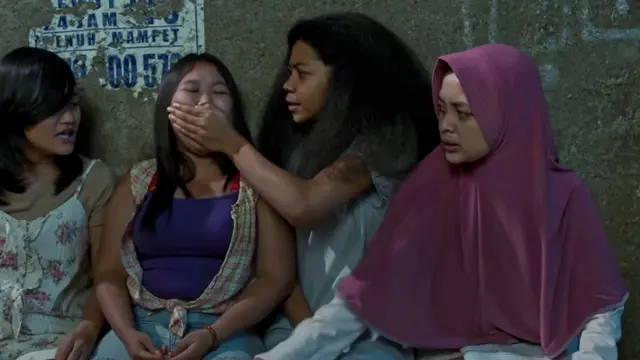Aci Resti, Kiky Saputri, Zsazsa Utari, dan Neneng Wulandari. (Foto: Dok. Starvision Plus)