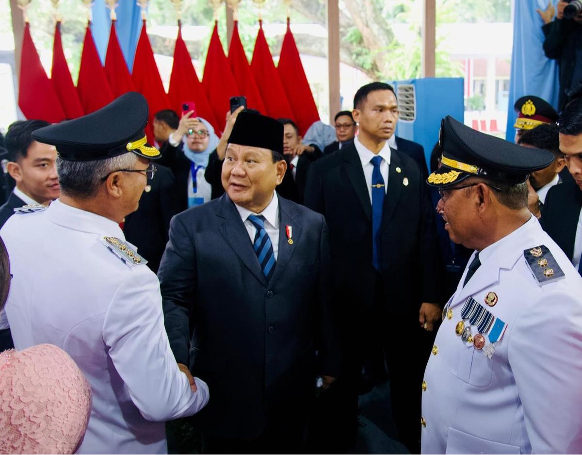 Prabowo lantik kepala daerah di Istana Merdeka