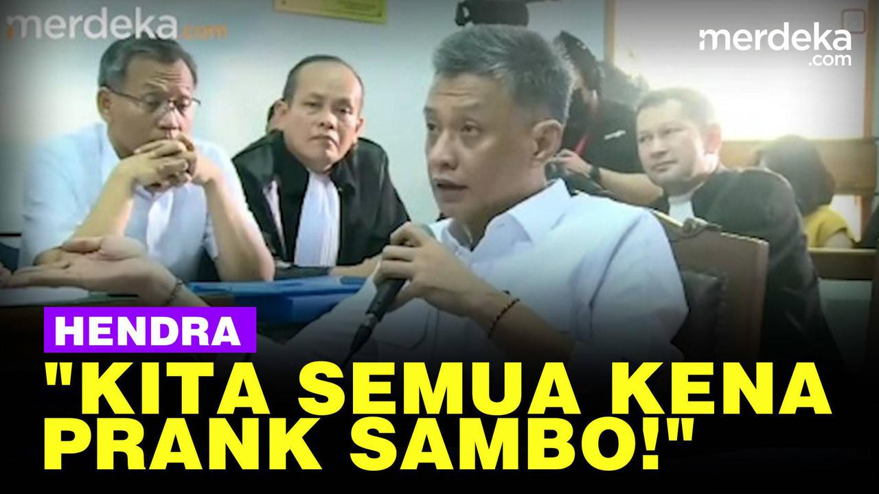 VIDEO: Hendra Blak-Blakan Jangankan Saya, Pak Kapolri Saja Kena Prank Sambo!