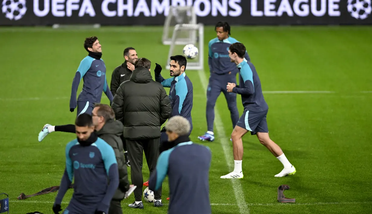 Ini akan menjadi pertemuan kedua Barcelona dan Antwerp di Liga Champions. Di pertemuan perdana, skuad asuhan Xavi Hernandez berhasil meraih kemenangan besar dengan skor 5-0. (Tom Goyvaerts / Belga / AFP)