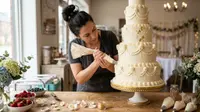 8 Tips agar Whipped Cream Tidak Ambles dan Tetap Cantik Berjam-jam, Rahasia Dekorasi Kue Tetap Sempurna