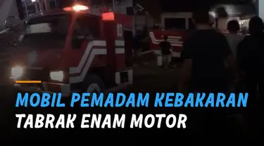 Beruntung tidak ada korban jiwa dalam insiden tersebut.