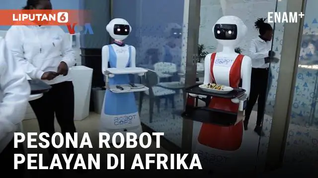 VIDEO: Robot Pelayan Menandai Dimulainya Era Restoran Otomatis di Afrika