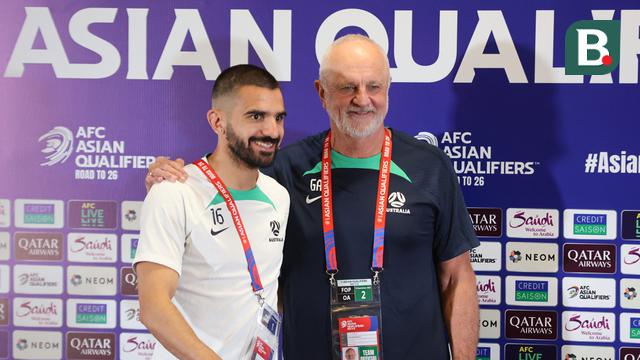 Konferensi Pers Jelang Laga Kualifikasi Piala Dunia 2026, Timnas Indonesia vs Australia
