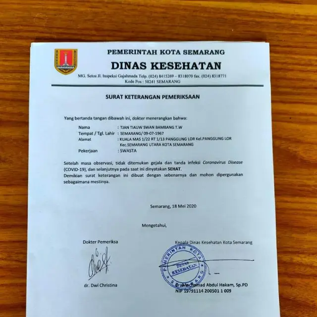 Disiplin Minum Suplemen Herbal, Imun Pasien ODP Terus Meningkat