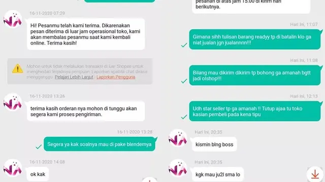 6 Chat Penjual Online 'Enggak Ramah' Ini Bikin Nyengir