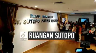 BNPB kini resmi memiliki ruang serbaguna yang diberi nama Dr Sutopo Purwo Nugroho. Hal ini dilakukan sebagai penghormatan terhadap jasa Sutopo selama mengabdi di BNPB.