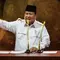 Sebelumnya, Presiden Prabowo Subianto mengundang seluruh jajaran yang tergabung dalam Koalisi Indonesia Maju (KIM) Plus untuk silaturahmi dan konsolidasi di Hambalang, Bogor, Jawa Barat pada Jumat (14/2/2025). (ADITYA AJI/AFP)
