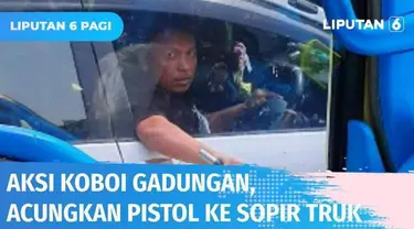 Polisi akhirnya menangkap seorang satpam yang aksi koboinya viral di media sosial. Dalam video, pelaku sempat mengacungkan benda seperti pistol dan tongkat mengancam sopir truk. Aksi diduga dipicu ketersinggungan dalam berkendara di Tol Cikampek.