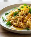 Resep Quinoa Panggang Saus Lemon Madu untuk Menu Sehat./Copyright depositphotos.com/AI Generator