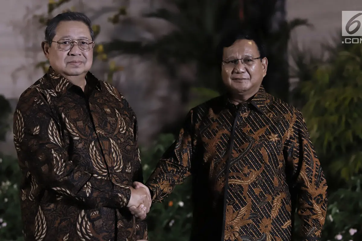 Jumpa Pers SBY dan Prabowo Subianto