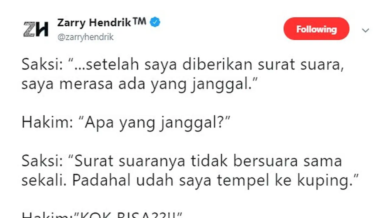 parodi sidang MK