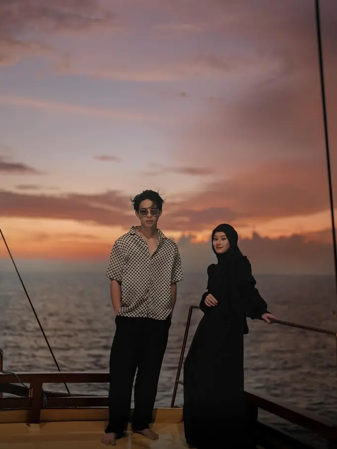 Rey Mbayang danDinda Hauw. [Foto: Instagram/rey_mbayang]