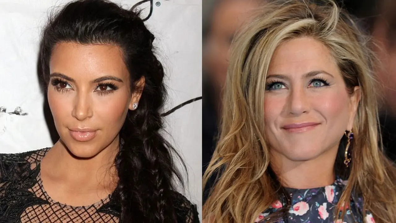 Jennifer Aniston dan Kim Kardashian