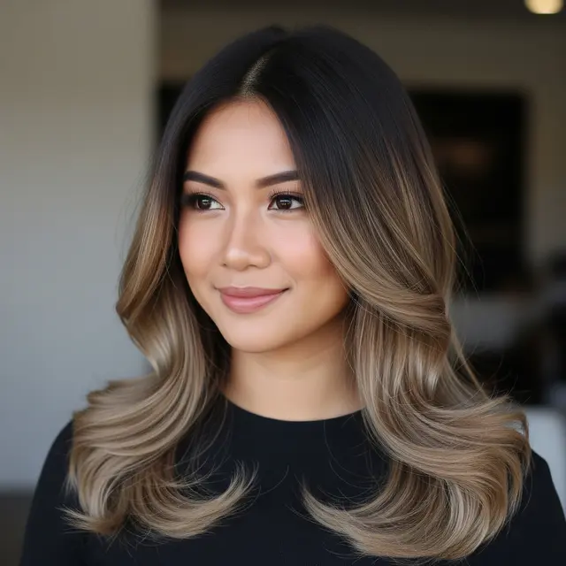 Rambut Pirang Ash Brown