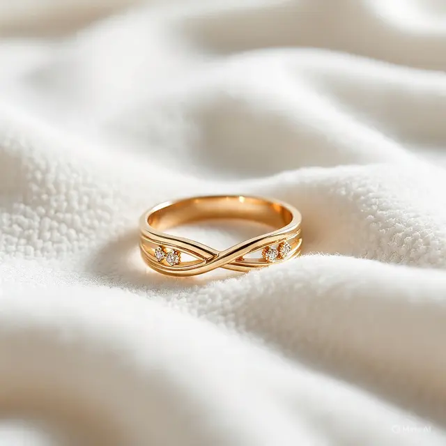 Cincin Emas Hollow Premium Ringan