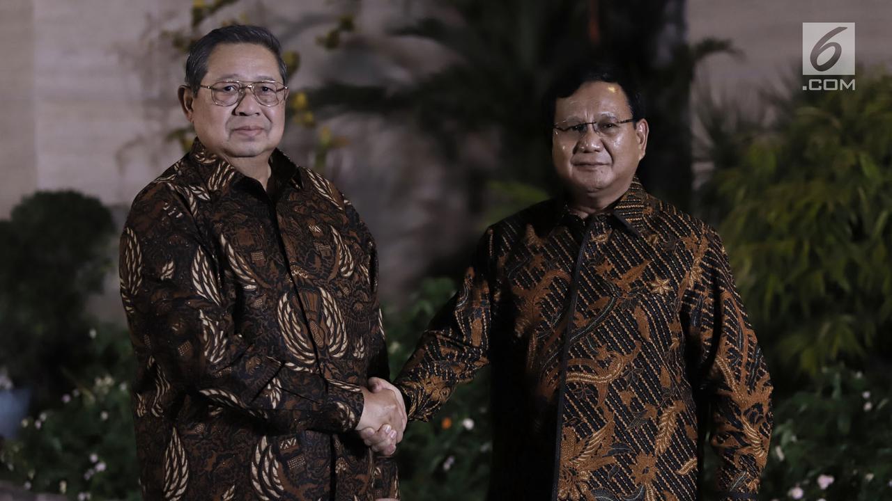 Jumpa Pers SBY dan Prabowo Subianto