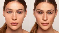 Make up bisa menutupi kekurangan bentuk wajah semua wanita. 