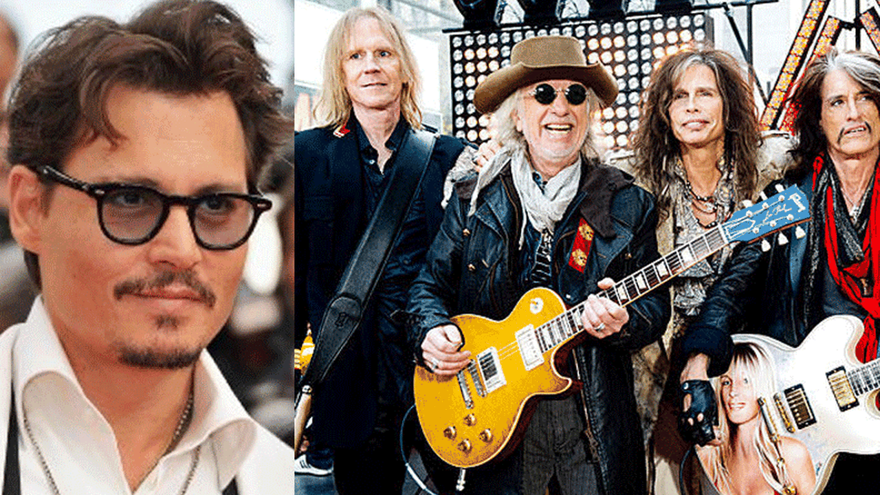 Steven Tyler dan Johnny Depp
