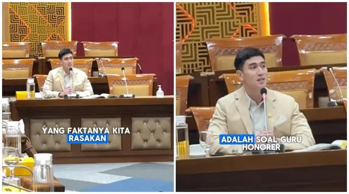 6 Potret Verrell Bramasta di Komisi X DPR RI, Public Speaking ketika Rapat Dipuji