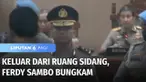 Usai menjalani Sidang Komisi Etik Polri, tersangka Ferdy Sambo langsung dibawa kembali ke tempat khusus di Mako Brimob Kelapa Dua Depok. Ferdy Sambo memilih bungkam saat keluar dari ruang sidang.