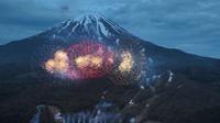 Malam Festival Musim Panas di Jepang Bakal Tampilkan Gunung Fuji Penuh Kembang Api. (Dok:&nbsp;https://the-zekkeihanabi.com/mt-fuji/en/)