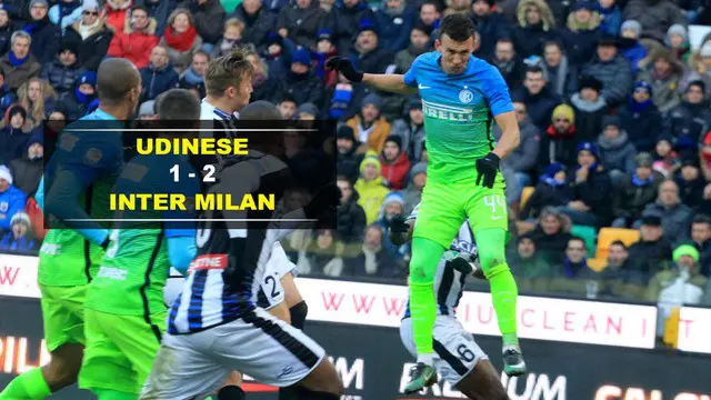2 Gol Ivan Perisic Bawa Inter Milan Raih 3 Poin atas Udinese