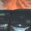 Bus PO Sinar Jaya terbakar di Jarakosta, Kecamatan Cikarang Barat, Kabupaten Bekasi, Selasa (18/8/2026). (Foto: Istimewa).
