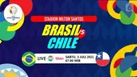 Brasil vs Chile (liputan6.com/Abdillah)