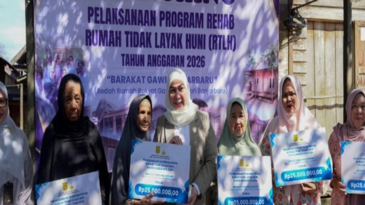 Pemkot Banjarbaru Targetkan 100 Unit Bedah Rumah Banjarbaru 2026 untuk Warga Kurang Mampu