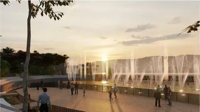 Hutama Karya mempercepat pembangunan Kawasan Strategis Pariwisata Nasional (KSPN) Super Prioritas Waterfront City Danau Toba, Sumatera Utara. (Dok HK)