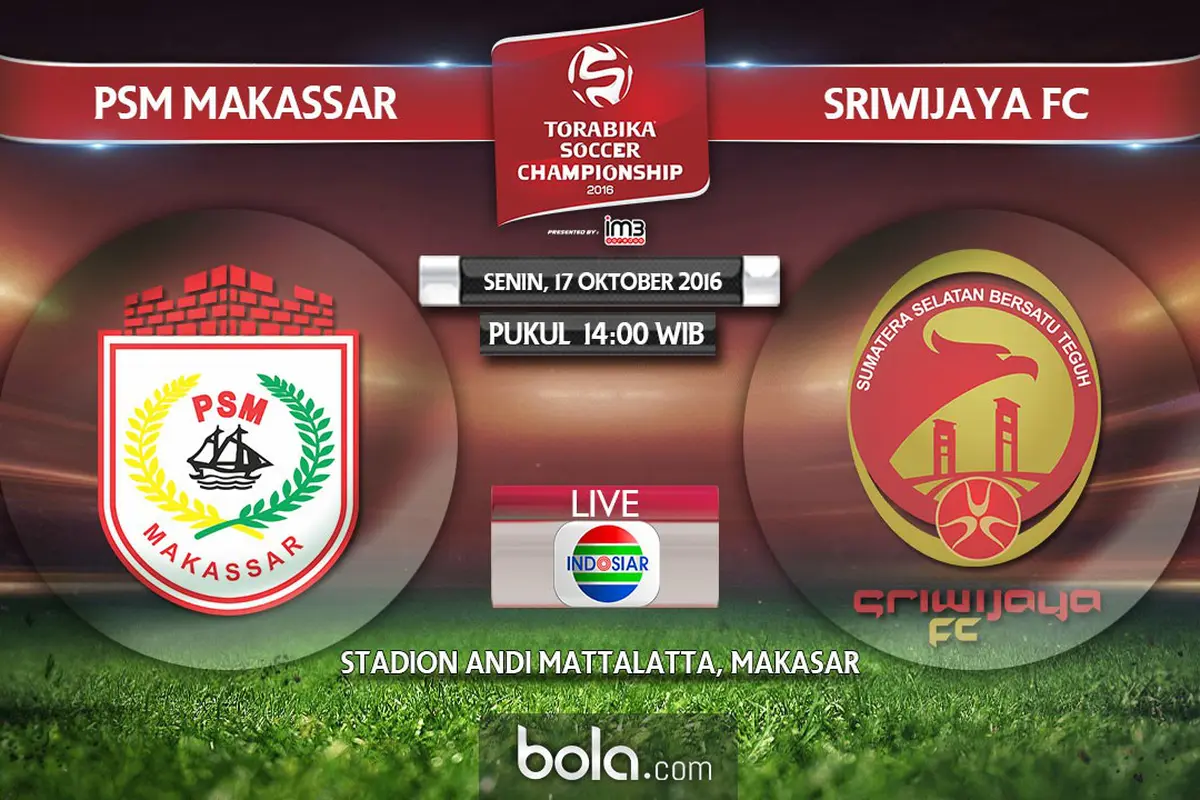 Prediksi PSM Makassar Vs Sriwijaya FC (Bola.com/Adreanus Titus) 