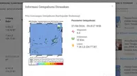 Gempa bumi menggetarkan&nbsp;pada pukul 09:15:17 WIB di wilayah Tanimbar, Provinsi Maluku dengan&nbsp;kekuatan magnitudo 6,2 dengan kedalaman 10 kilometer. (www.bmkg.go.id)&nbsp;