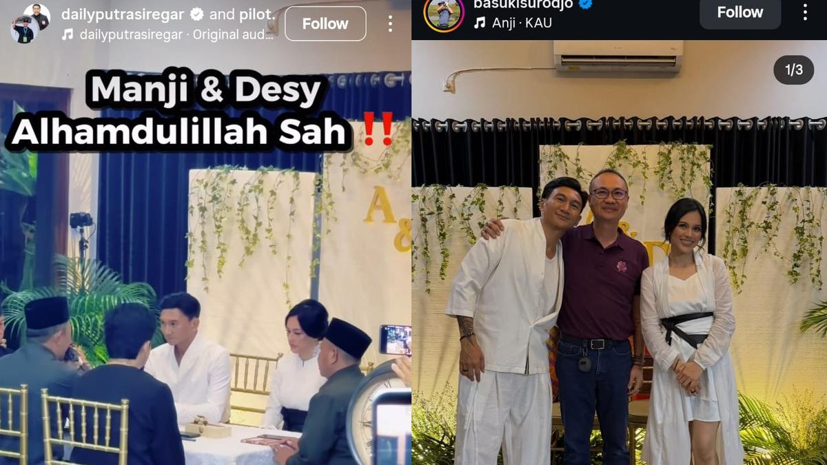 Sah! Anji Menikahi Desmiliana Ariana, Maskawin Persis Tanggal Nikah
