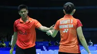 Ganda campuran Indonesia Praveen Jordan/Debby Susanto lolos ke babak kedua Badminton Asia Championships 2016 di Wuhan, Tiongkok, Selasa (26/4/2016). (Liputan6.com/Humas PB PBSI)