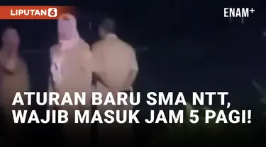 Pelajar SMA di NTT Kini Wajib Masuk Sekolah Pukul 5 Pagi!