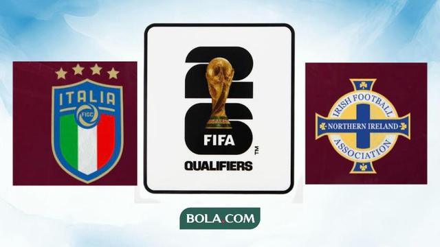 Italia vs Irlandia Utara di playoff Piala Dunia 2026