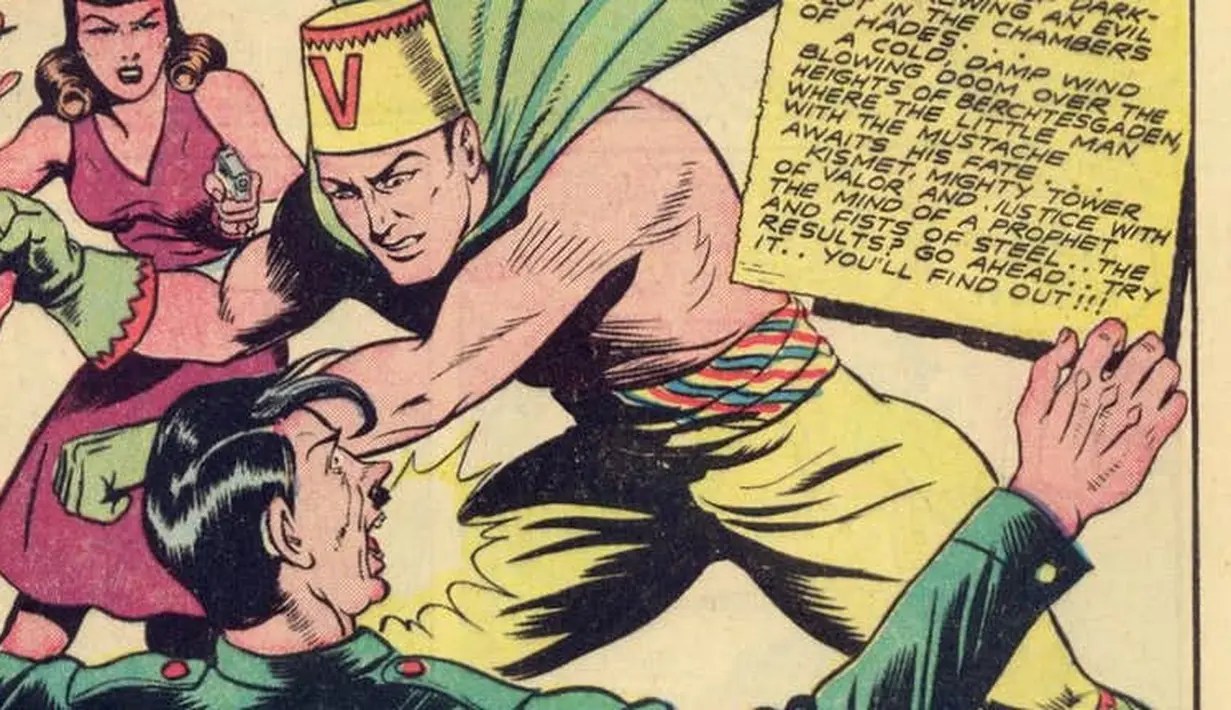 Kismet: Man of Fate adalah superhero Muslim pertama. Ia miliki kemampuan untuk mengetahui masa depan. (CBR.com)