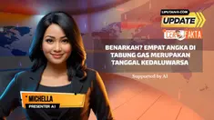 Cek Fakta Liputan6.com mendapati klaim empat angka pada tabung gas merupakan tanggal kadaluarsa. Hasil penelusuran Cek Fakta Liputan6.com, klaim empat angka pada tabung gas merupakan tanggal kadaluarsa tidak benar. Pertamina menegaskan bahwa tidak ad...