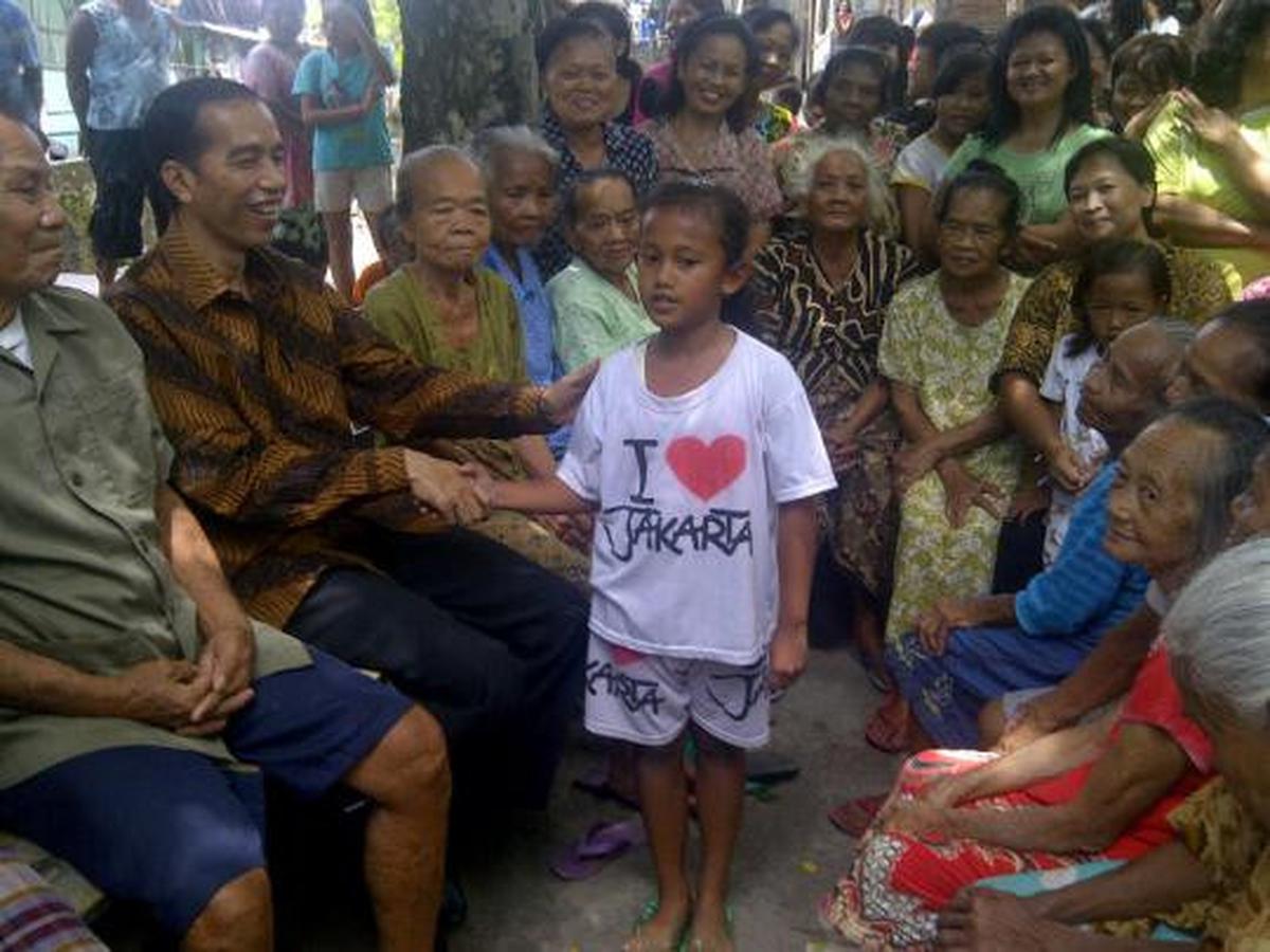 Jokowi dan anak 'I Love Jakarta'