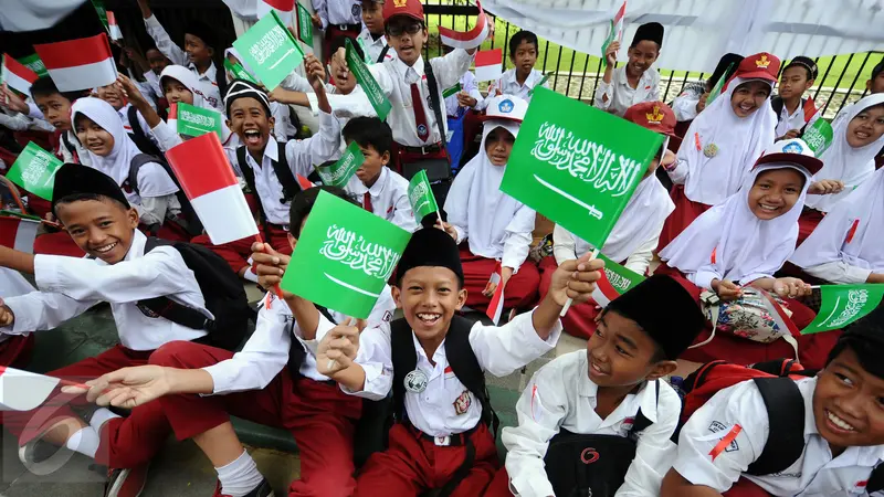 Pelajar SD Kota Bogor Siap Sambut Kedatangan Raja Salman