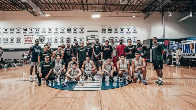 Timnas Basket Indonesia saat TC di Las Vegas
