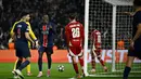 Selanjutnya, Nuno Mendes sukses mencatatkan namanya di papan skor pada menit ke-69. (JULIEN DE ROSA/AFP)