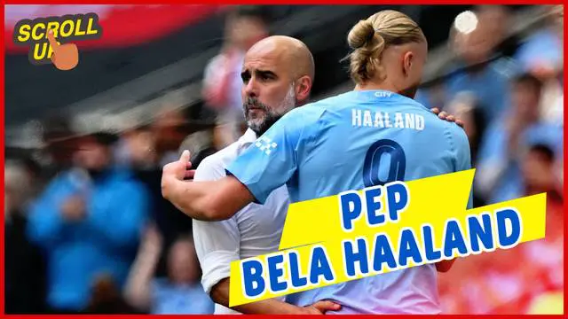 Berita video Scroll Up, Pep Guardiola bela Erling Haaland pasca dikritik Roy Keane